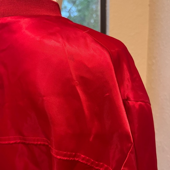 Chalk line made in the USA large red sports jacket vintage - Picture 3 of 8